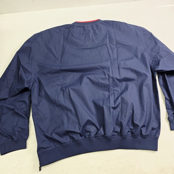 Vintage Nike Ole Miss Rebels NCAA Windbreaker Pullover Center Swoosh Side Zip XL - Picture 8 of 13